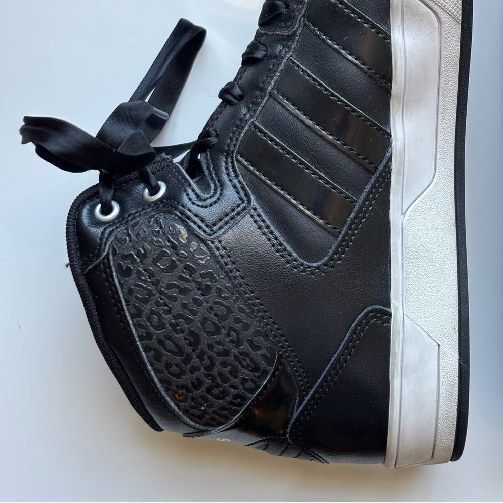 Adidas Neo Raleigh Mid Basketball Athletic Sneakers Womens Size 7.5 Cheetah - Picture 5 of 16